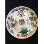 A 19th Century Chinese floral plate