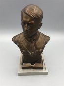 A WWII era bust of Adolf Hitler (AF)