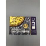 A 2000 half sovereign in presentation pack