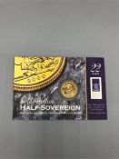 A 2000 half sovereign in presentation pack