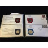 A selection of Papua New Guinea first day covers with proof coins, some silver