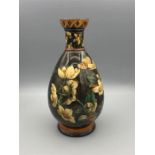 Doulton lambeth faience vase decorated by Helen A Arding (1878)