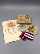 A War Medal 1939-45 and a France and Germany Star