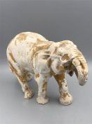 A stone elephant