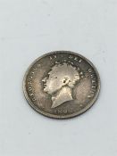 An 1825 George IV Shilling