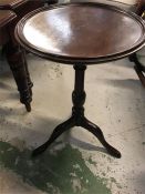 A Mahogany wine table