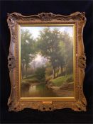 Tributary of the Dart by William Williams 1808-1896, oil on canvas