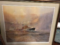 A signed RNLI limited edition print