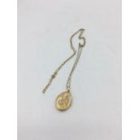 9ct gold necklace