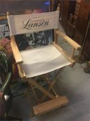 A Lanson Champagne Director's Chair