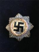 A Reproduction German Cross in Silver WWII