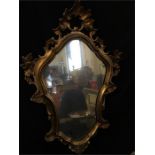 A Gilt framed mirror