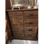 A chest with multiple drawers