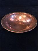 An Arts And Crafts Hugh Wallis hammered bowl