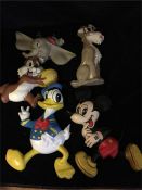 A selection of 1960's German Disney Character wall Hamgers