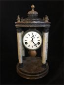 A French pillar clock