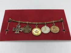 A set of German WWI dress medals