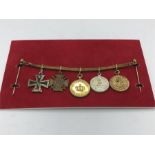 A set of German WWI dress medals