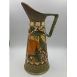 A Bursleyware jug by Charlotte Rhead