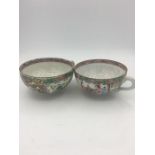 A pair of Late 19th Century Chinese teacups