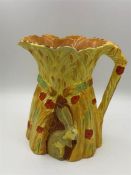 A Burleighware corn jug