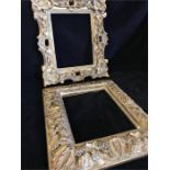 Two carved picture frames