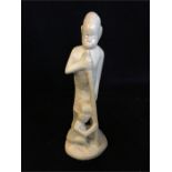 A soapstone figurine