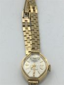 A Ladies 9ct gold Rotary watch