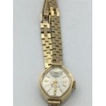 A Ladies 9ct gold Rotary watch