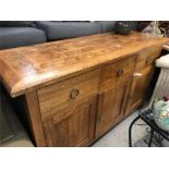 An Oak sideboard