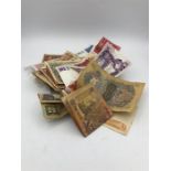 A small selection of World banknotes