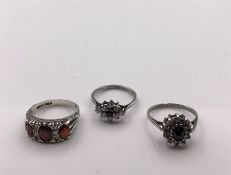 Three various rings