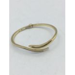 An Italian 9ct gold bracelet (13g)