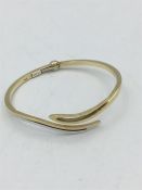 An Italian 9ct gold bracelet (13g)