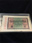 An Album of German bank notes 1910-1937