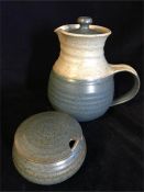 A Thomas Diem jug and jam pot