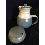 A Thomas Diem jug and jam pot