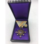 Japanese Cased Order of the sacred treasure 7th class.
