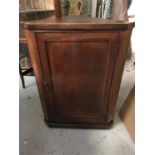 A corner cabinet