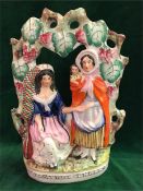 A Staffordshire flat back 'The Fortune Teller'