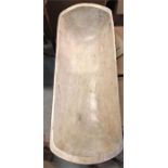 A French 18th Century shaped dough bin 91 x 38 cm