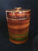 A brown glazed jar