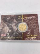 2004 gold sovereign 22ct