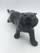 Japanese Meiji period bronze of a Tiger