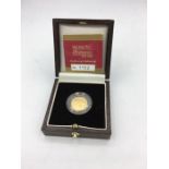 2002 Gold proof Britannia £10 coin (No 1152)