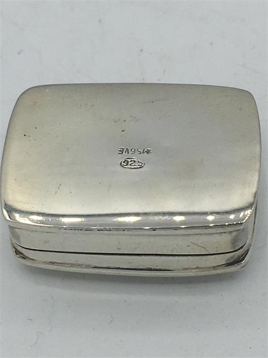 A Sterling silver pill box with 'Viagra' on the front. - Image 2 of 2