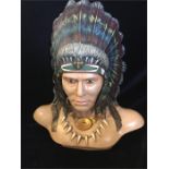 A Native American Bust