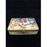 A Halga Décor china and gilt box