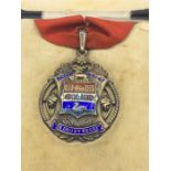 Councillor /Mayoral neck medal to E.A Collins mayor of Richmond, 1941-42, and accompanying