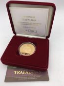 A 2005 Gold proof (22ct) Battle of Trafalgar commemorative crown